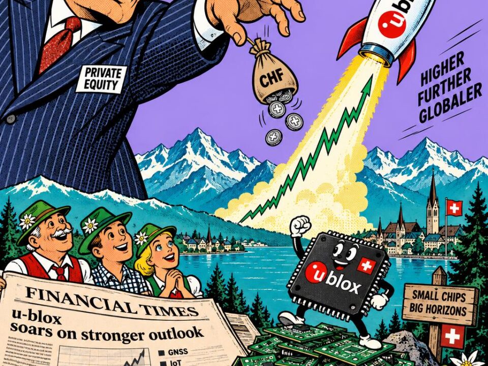 Advent lancia l'offerta per U-blox: un premio del 53% che si colloca sotto la chiusura di venerdì