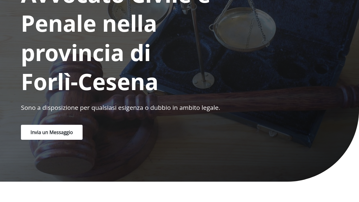 Homepage del sito dello Studio Legale Avvocato Sara Palmisano