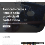 Homepage del sito dello Studio Legale Avvocato Sara Palmisano