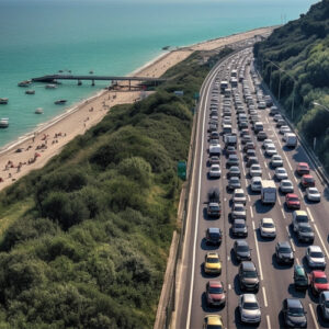 traffico autostrada come generare immagini con intelligenza artificiale